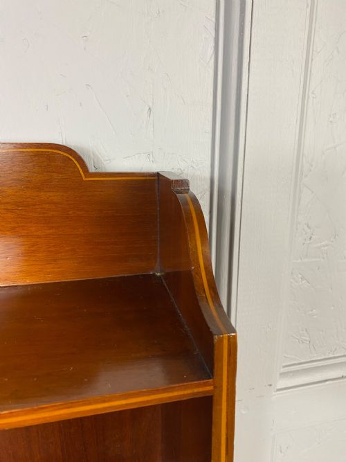 MAHOGANY OPEN BOOKCASE - ADDITIONAL PHOTO 1