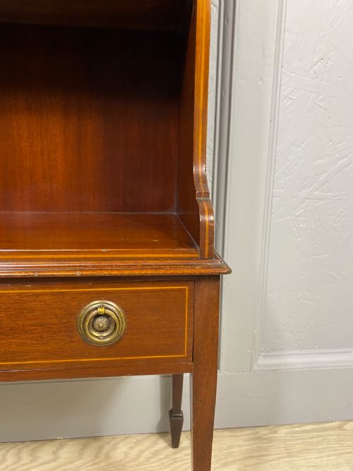 MAHOGANY OPEN BOOKCASE - ADDITIONAL PHOTO 3