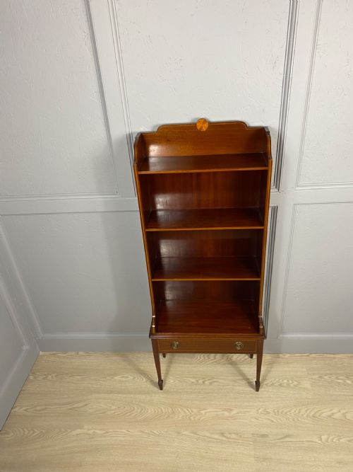 MAHOGANY OPEN BOOKCASE - ADDITIONAL PHOTO 6
