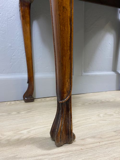 LACQUERED ONE DRAWER WALNUT TABLE - ADDITIONAL PHOTO 1