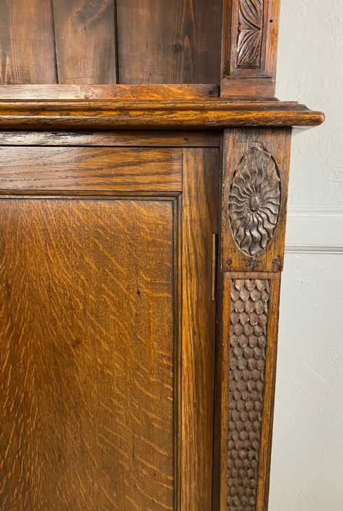 IMPRESSIVE OAK BOOKCASE - ADDITIONAL PHOTO 5