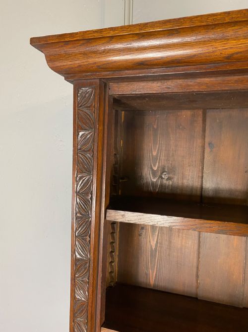 IMPRESSIVE OAK BOOKCASE - ADDITIONAL PHOTO 4
