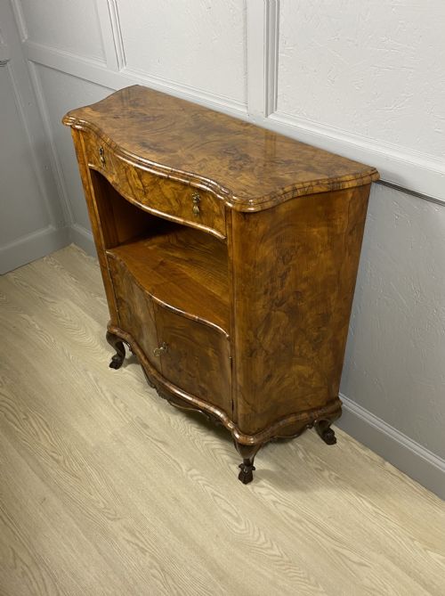 WALNUT SERPENTINE CABINET - ADDITIONAL PHOTO 9