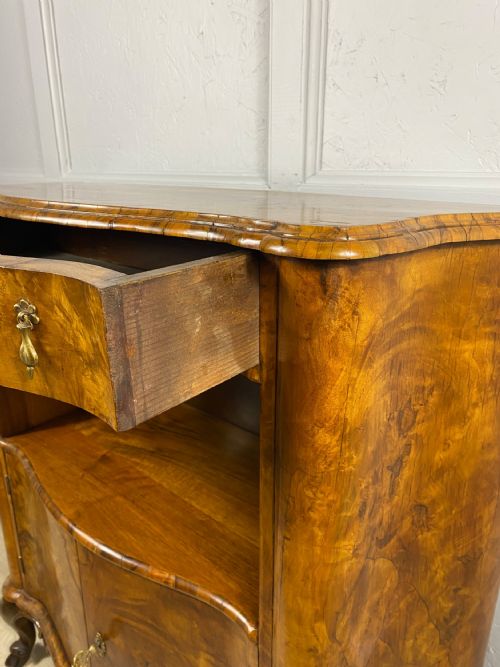 WALNUT SERPENTINE CABINET - ADDITIONAL PHOTO 5