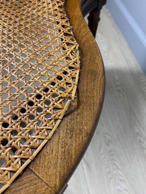 WALNUT BERGERE WINDOW SEAT - ADDITIONAL PHOTO 1
