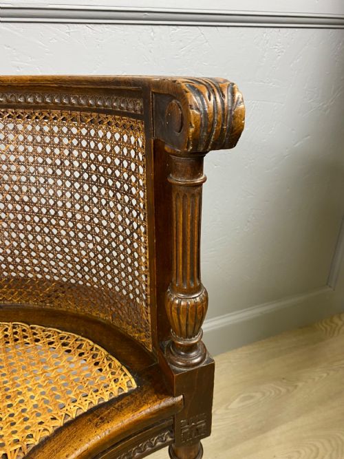 WALNUT BERGERE WINDOW SEAT - ADDITIONAL PHOTO 6
