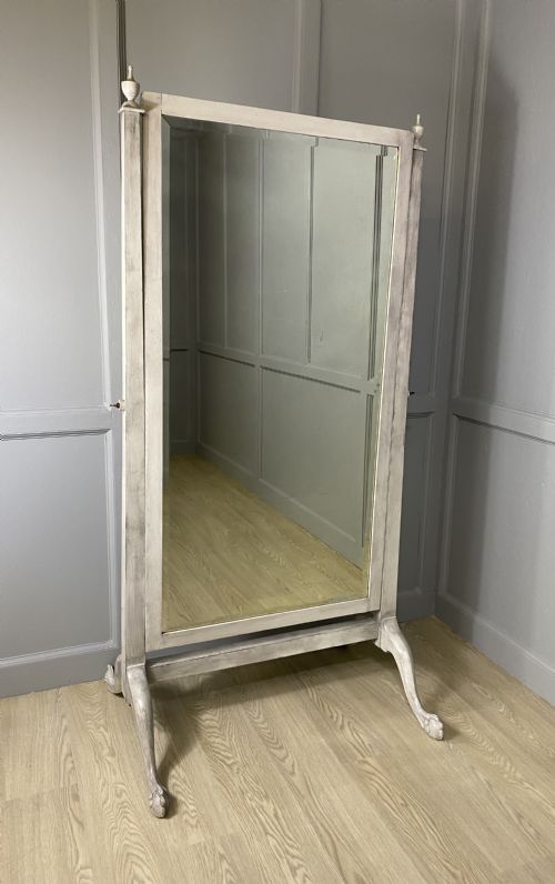 antique cheval mirror - CATEGORY: ANTIQUE MIRRORS - DATED 19TH CENTURY