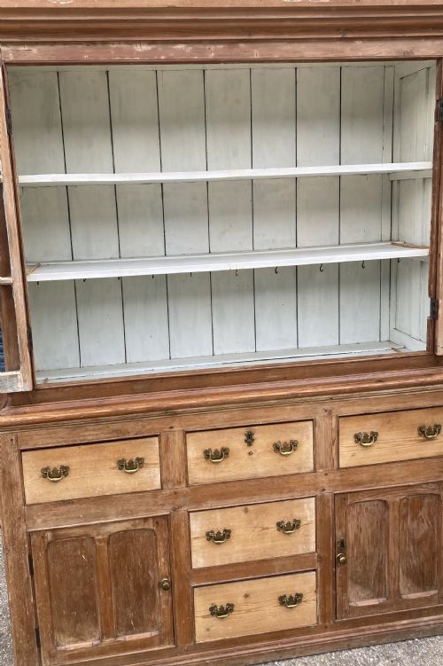 VICTORIAN PINE KITCHEN CABINET - ADDITIONAL PHOTO 8