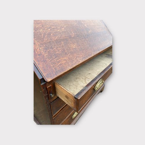 GEORGIAN OAK BUREAU - ADDITIONAL PHOTO 5