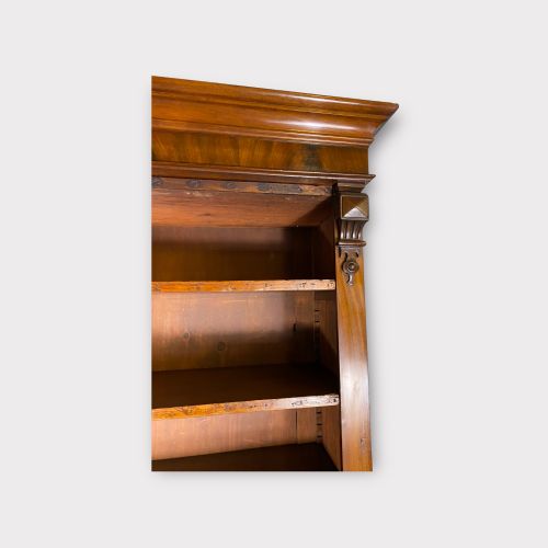 VICTORIAN TALL OPEN BOOKCASE - ADDITIONAL PHOTO 4