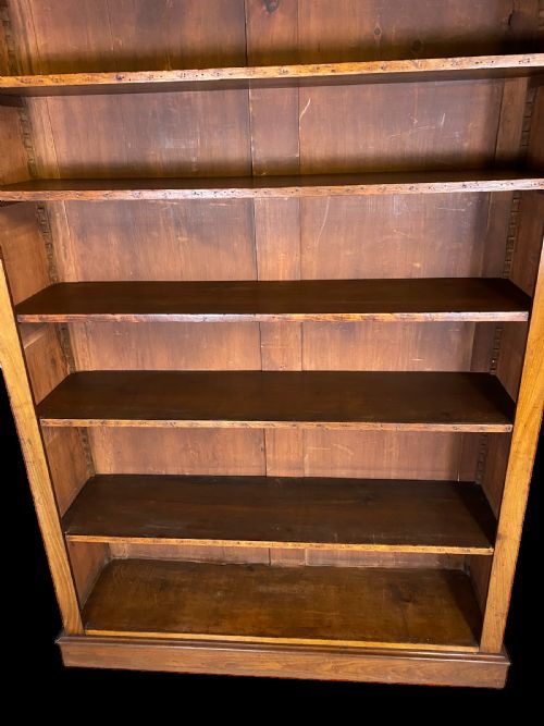 VICTORIAN TALL OPEN BOOKCASE - ADDITIONAL PHOTO 6