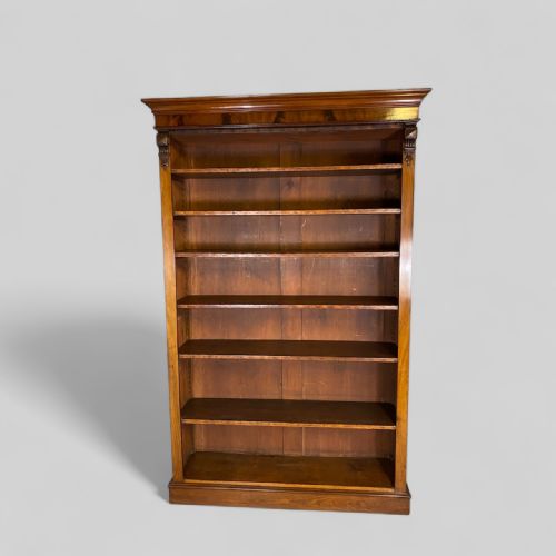 VICTORIAN TALL OPEN BOOKCASE - ADDITIONAL PHOTO 7