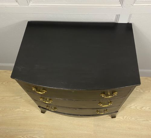 PAINTED BLACK CHEST OF DRAWERS - ADDITIONAL PHOTO 4