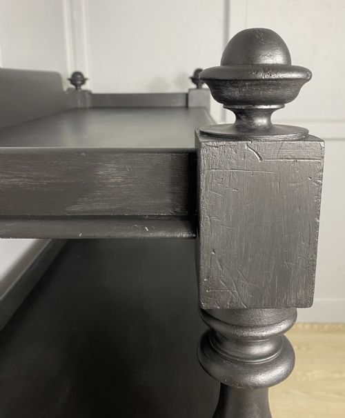 BLACK PAINTED VICTORIAN BUFFET - ADDITIONAL PHOTO 8