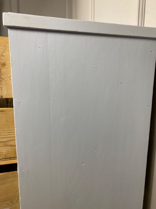 PINE VICTORIAN PAINTED CHEST OF DRAWERS - ADDITIONAL PHOTO 4