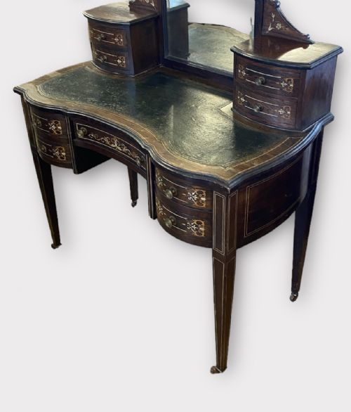ROSEWOOD VICTORIAN WRITING TABLE - ADDITIONAL PHOTO 4
