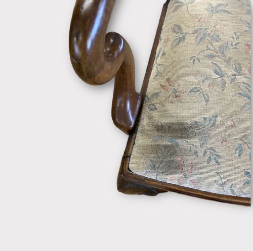 WALNUT STUDY ELBOW CHAIR - ADDITIONAL PHOTO 2
