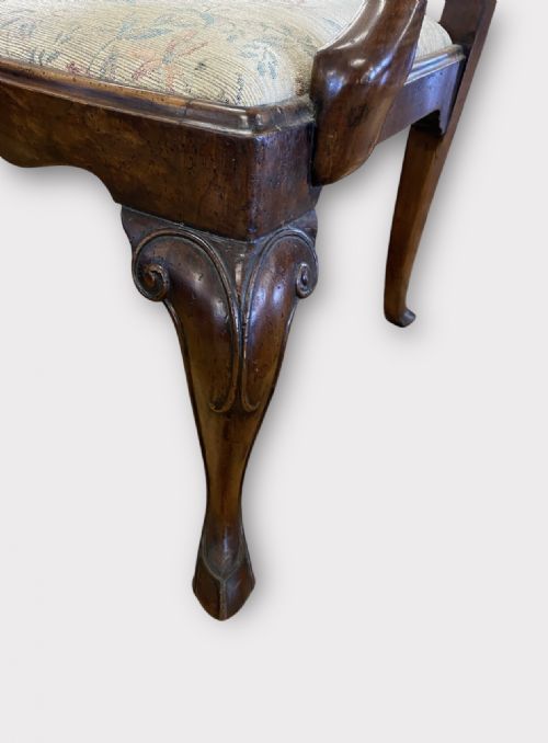WALNUT STUDY ELBOW CHAIR - ADDITIONAL PHOTO 4