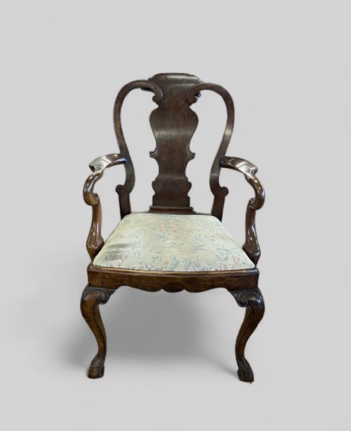 WALNUT STUDY ELBOW CHAIR - ADDITIONAL PHOTO 6