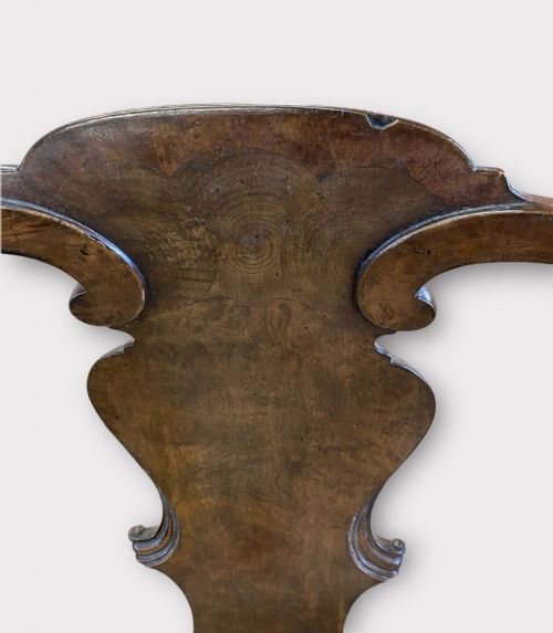 WALNUT STUDY ELBOW CHAIR - ADDITIONAL PHOTO 7