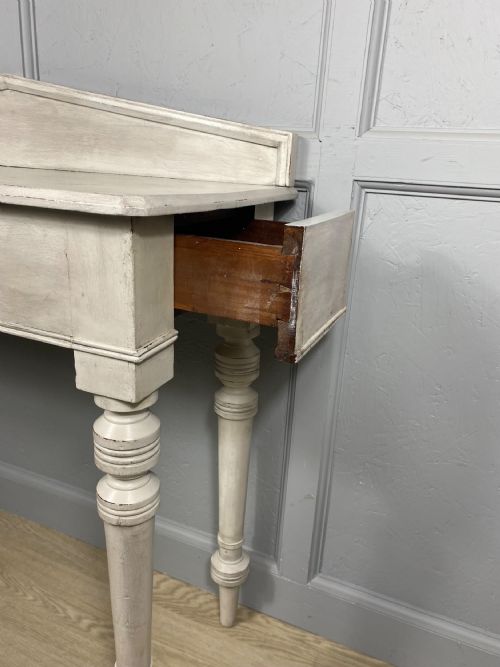 PAINTED ONE DRAWER HALL TABLE - ADDITIONAL PHOTO 1