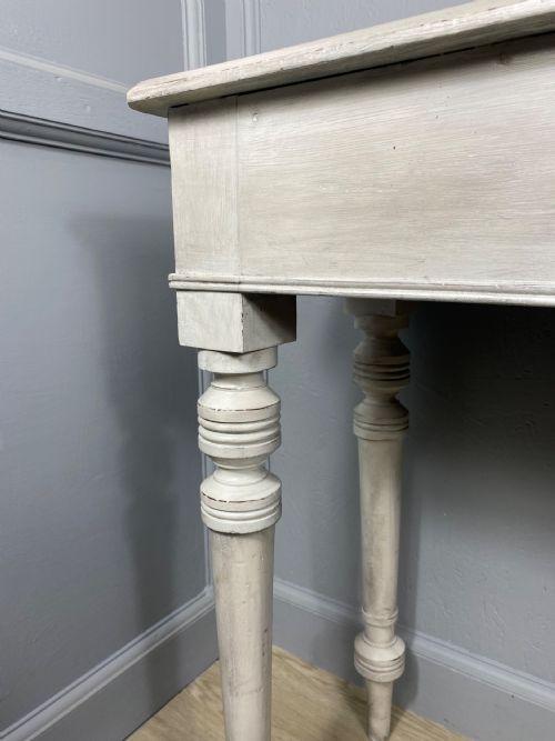 PAINTED ONE DRAWER HALL TABLE - ADDITIONAL PHOTO 3
