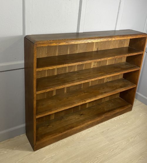 OPEN OAK BOOKCASE - ADDITIONAL PHOTO 3