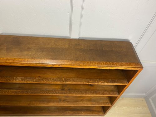 OPEN OAK BOOKCASE - ADDITIONAL PHOTO 5