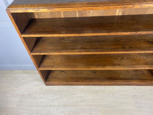 OPEN OAK BOOKCASE - ADDITIONAL PHOTO 7
