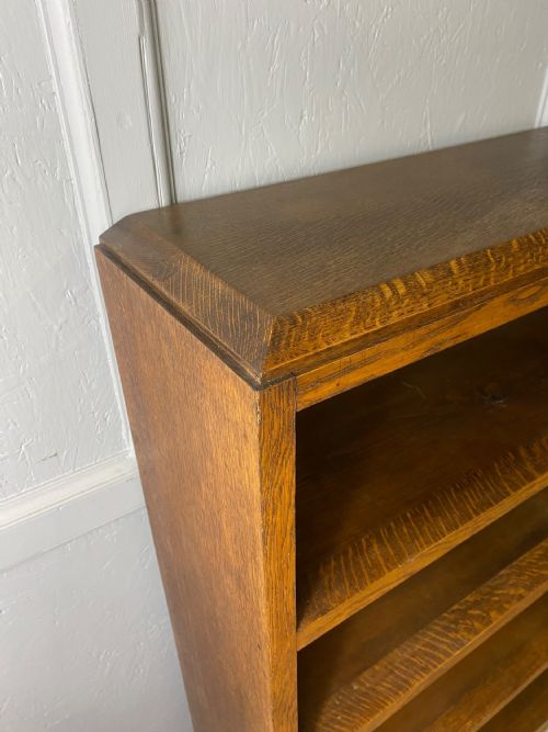 OPEN OAK BOOKCASE - ADDITIONAL PHOTO 2