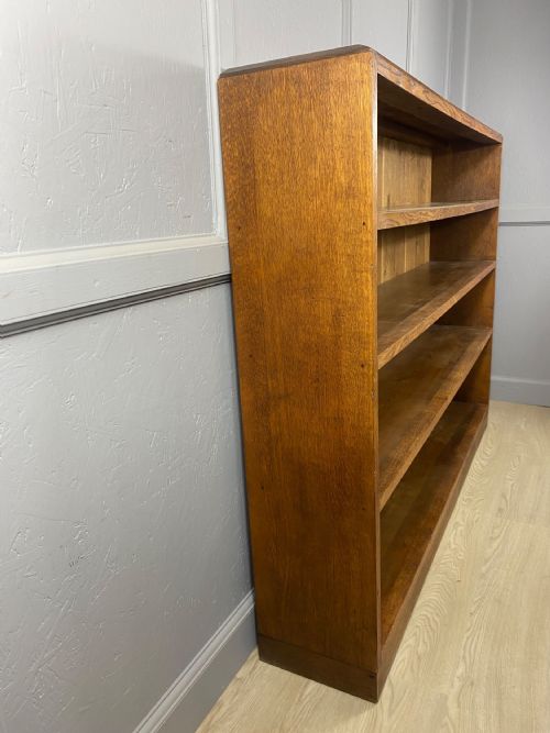 OPEN OAK BOOKCASE - ADDITIONAL PHOTO 4