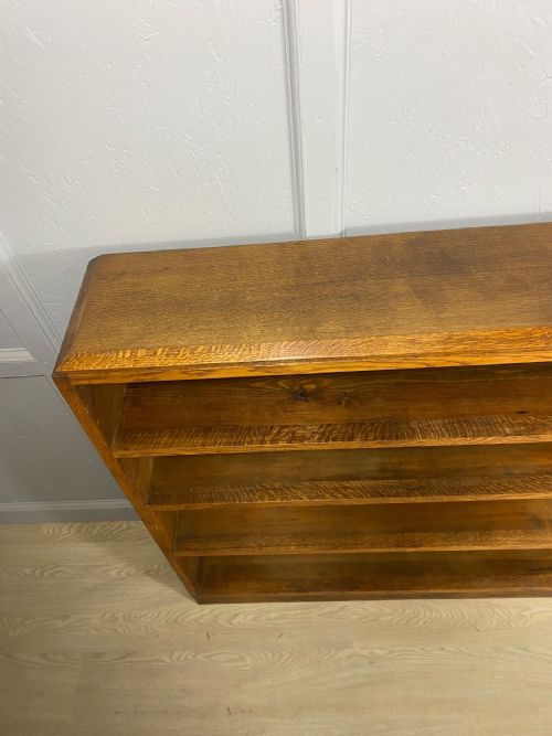 OPEN OAK BOOKCASE - ADDITIONAL PHOTO 6