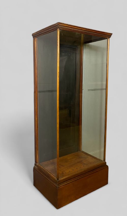 MAHOGANY PINE DISPLAY CABINET - ADDITIONAL PHOTO 4