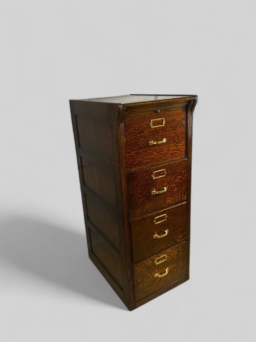 OAK PINE OFFICE FILING CABINET - ADDITIONAL PHOTO 1
