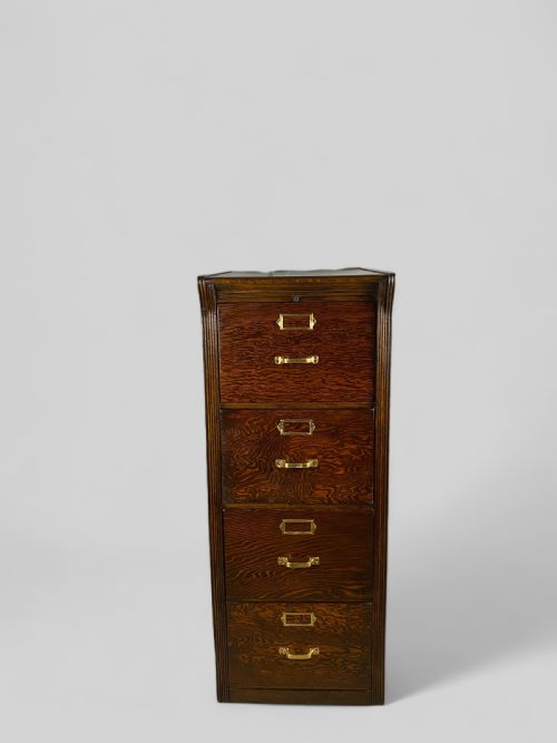 OAK PINE OFFICE FILING CABINET - ADDITIONAL PHOTO 2