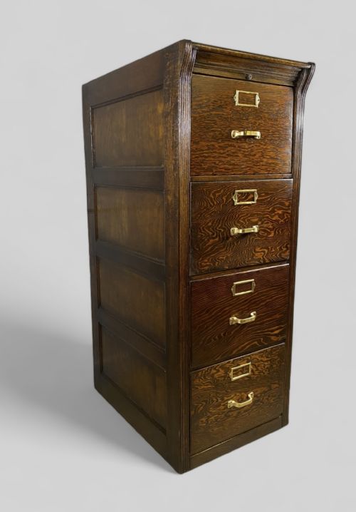 OAK PINE OFFICE FILING CABINET - ADDITIONAL PHOTO 3