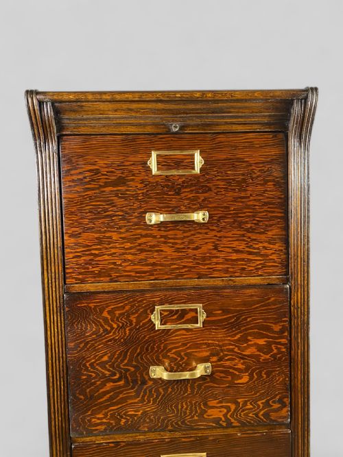 OAK PINE OFFICE FILING CABINET - ADDITIONAL PHOTO 5
