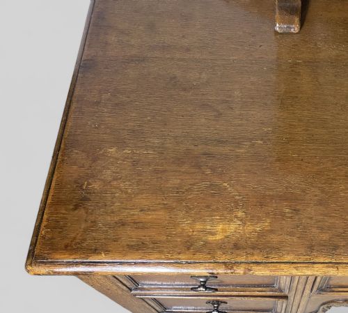OAK DRESSING TABLE WITH MIRROR - ADDITIONAL PHOTO 7
