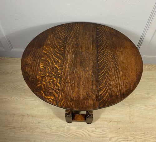 BARLEY TWIST GATELEG OAK COFFEE TABLE - ADDITIONAL PHOTO 5
