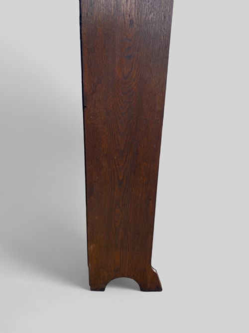 TALL ARTS CRAFTS OAK OPEN BOOKCASE - ADDITIONAL PHOTO 11