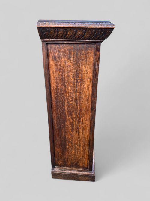 CARVED OAK OPEN BOOKCASE - ADDITIONAL PHOTO 6