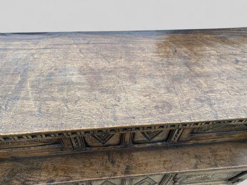 LARGE DISTRESSED OAK CUPBOARD - ADDITIONAL PHOTO 12