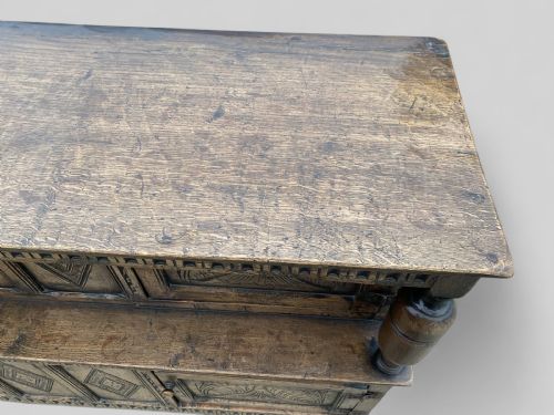 LARGE DISTRESSED OAK CUPBOARD - ADDITIONAL PHOTO 15