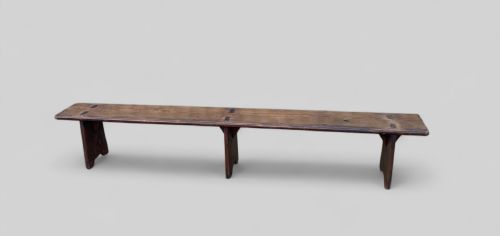 victorian pine long bench - CATEGORY: ANTIQUE FURNITURE - DATED VICTORIAN