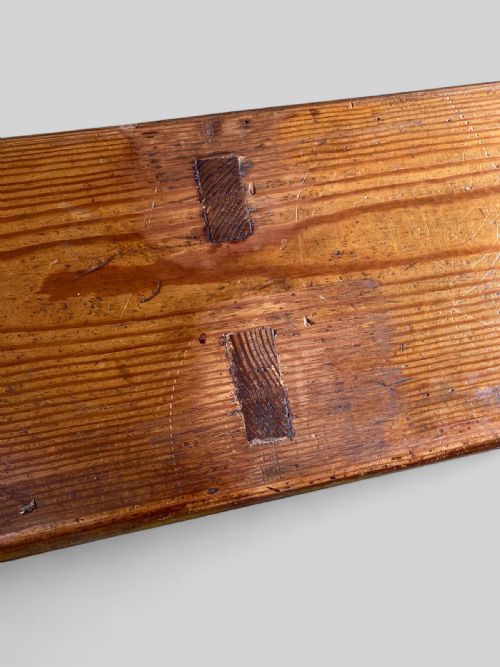 VICTORIAN PINE LONG BENCH - ADDITIONAL PHOTO 2