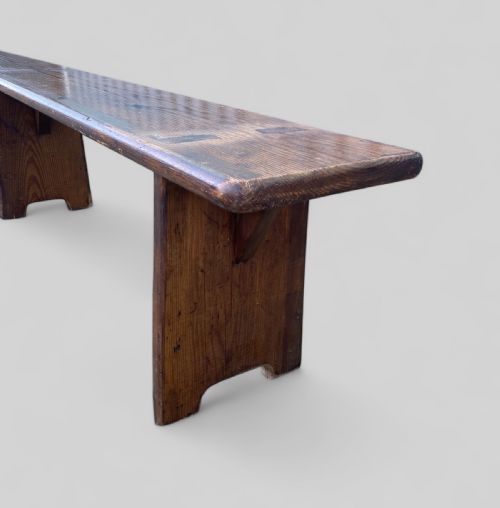 VICTORIAN PINE LONG BENCH - ADDITIONAL PHOTO 4