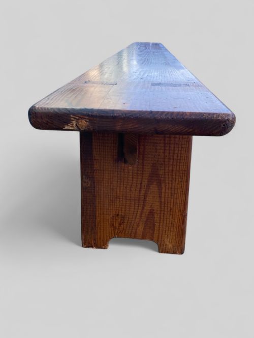 VICTORIAN PINE LONG BENCH - ADDITIONAL PHOTO 5