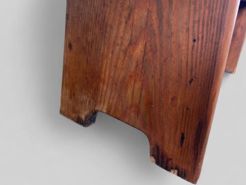 VICTORIAN PINE LONG BENCH - ADDITIONAL PHOTO 7