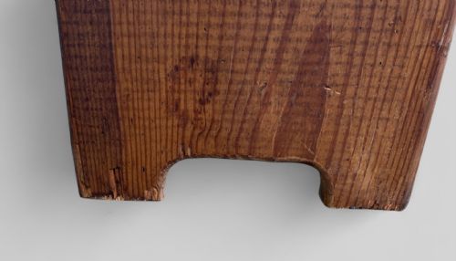 VICTORIAN PINE LONG BENCH - ADDITIONAL PHOTO 8