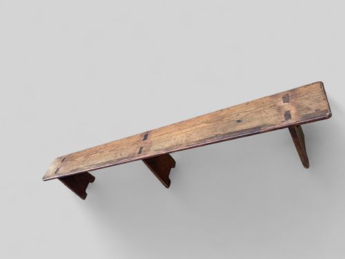 VICTORIAN PINE LONG BENCH - ADDITIONAL PHOTO 14